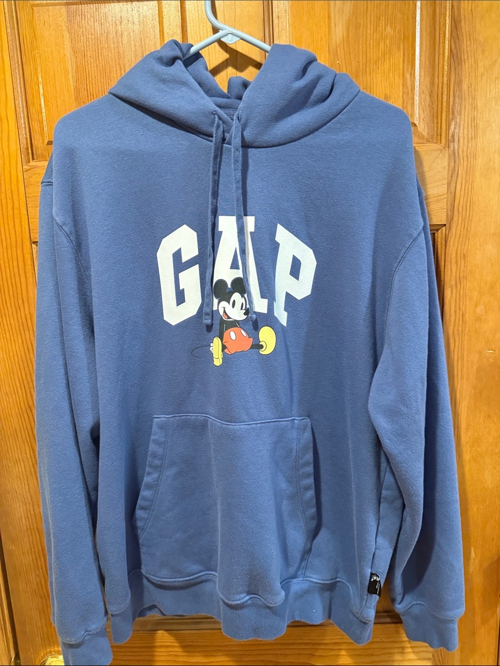 Gap X Disney Mickey hooded sweatshirt size large.